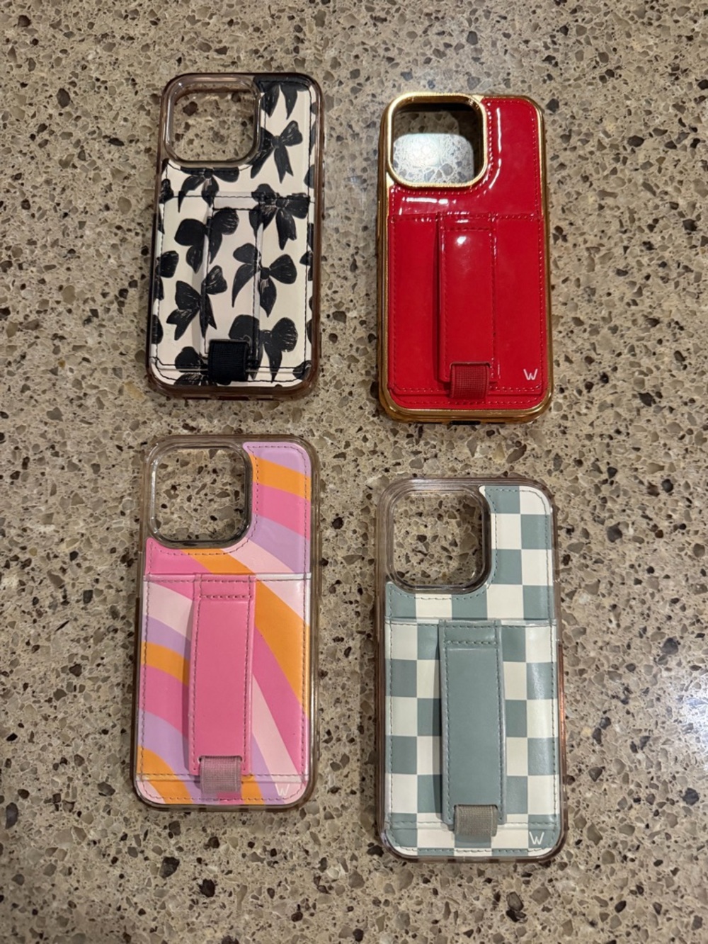 Walli iPhone 15 Pro Wallet Phone Cases with Card Strap
